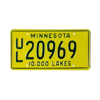 US Nummernschild Minnesota - original Nummernschild aus den USA 