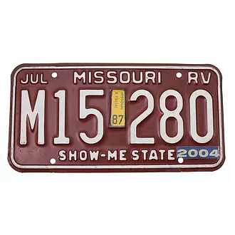 US Kennzeichen Missouri