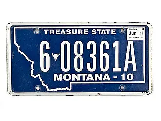 US Nummernschild Montana
