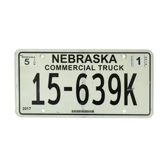 US Kennzeichen Nebraska 