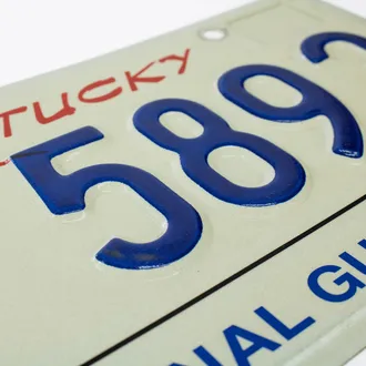 US Nummernschild Kentucky 