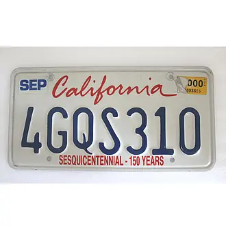 US-Nummernschild California