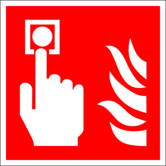 Brandschutzschild »Brandmelder« 