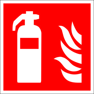 Brandschutzschild »Feuerlöscher« 