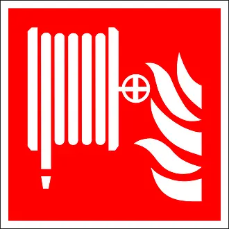Brandschutzschild »Löschschlauch« 
