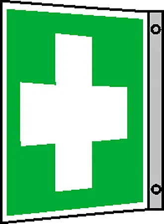 Erste-Hilfe-Schild - Fahne »Erste Hilfe« 