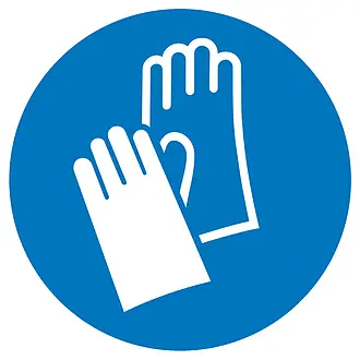 Gebotsschild »Handschutz benutzen« 