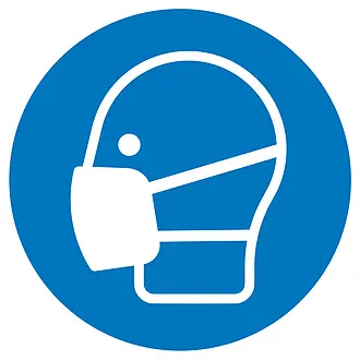 Gebotsschild »Maske benutzen« 