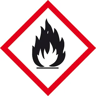 GHS-Gefahrenpiktogramm »Symbol 02: Flamme« 