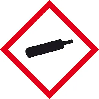 GHS-Gefahrenpiktogramm »Symbol 04: Gasflasche« 