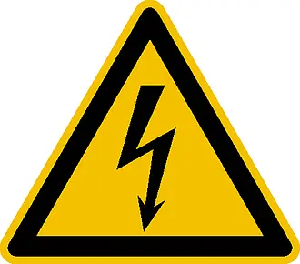 Warnschild »Warnung vor elektrischer Spannung« 