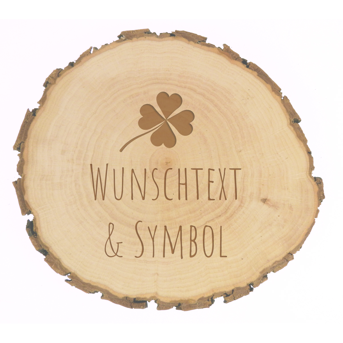 Runde Baumscheibe  aus Holz in zwei Größen