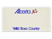 Deko Nummernschild Alberta