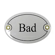 Emaille Türschild für das Bad