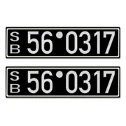 Oldtimerschild aus der sowjetischen Besatzungszone - Replikat