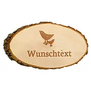 Schild mit Wunschsymbol und -text