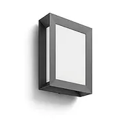 Beleuchtete LED Hausnummer mit Nummer und Name - Hochformat