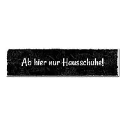 Metallschild mit eigenem Text