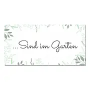 Dekoschild für den Garten