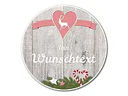 Dekoschild mit Wunschtext