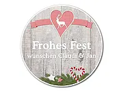 Schild Frohes Fest