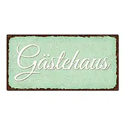 Dekoschild "Gästehaus"