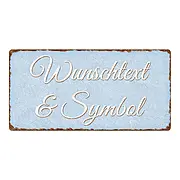 individuell gestaltetes Vintage Schild