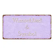 individuell gestaltetes Vintage Schild