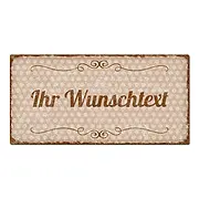 Deksochild mit Wunschtext