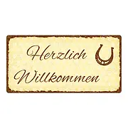 Dekoschild mit Wunschtext