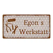 dekoratives Schild mit Spruch