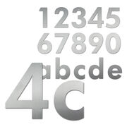 Hausnummern im einfachen Design