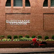 Schriftzug aus Edelstahl