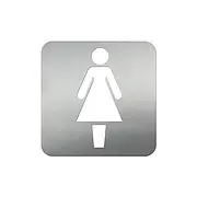 WC Schild Damen