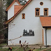 Hausnummer Motiv Wald