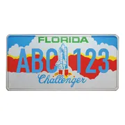 Florida-Boosterplate -Challenger- mit individuellem Wunschtext