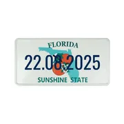 US Plate Florida mit Wunschtext