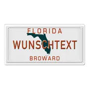 Nummernschild Florida