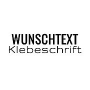 zweizeiliger Text als Folienbeschriftung