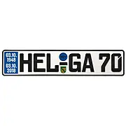 Schild zum 70. Geburtstag - Größe: 52 x 11 cm