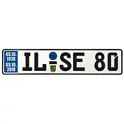 Schild zum 80. Geburtstag - Größe: 52 x 11 cm