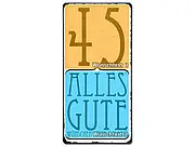 Blechschild zum Geburtstag - Detailansicht mit Personalisierungsmöglichkeiten