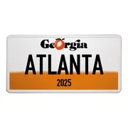 Georgia-Boosterplate mit individuellem Wunschtext