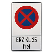 Parkverbot Schild mit Schutzlaminat  42 X 30 cm parken 