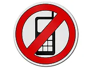 Blechschild - Handy verboten