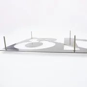 Hausnummer aus Edelstahl - Design Triangle 