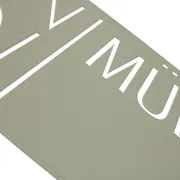 Hausnummer aus Edelstahl - Serie Modern Steel Design 2