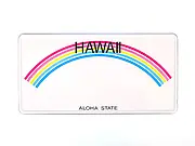 Funschild Hawaii  - Größe: 30 x 15 cm