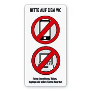 Schild Handyverbot