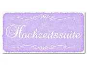 Schild Hochzeitssuite